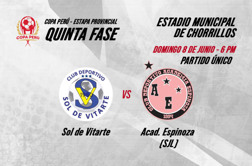  Interligas 2025: Sol de Vitarte jugará ante Academia Espinoza (SJL) por la Quinta Fase
