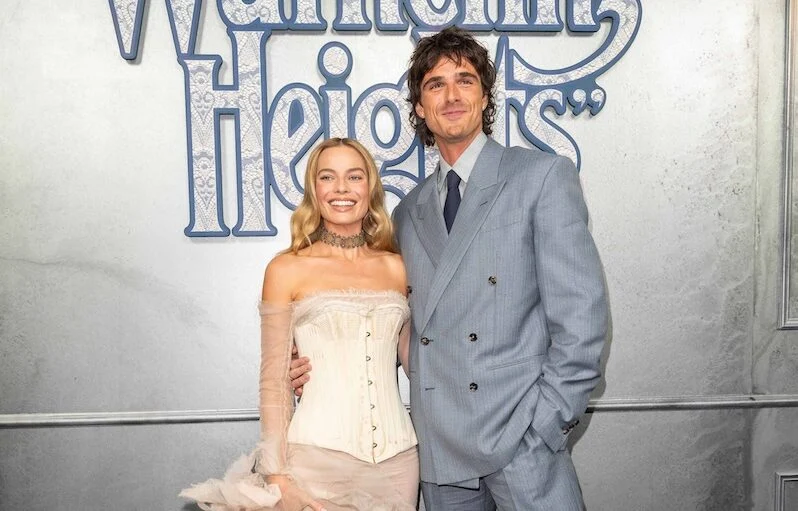  Momento explosivo entre Margot Robbie y Jacob Elordi en el set de Cumbres borrascosas