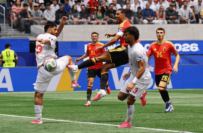  Bélgica e Irán empatan en un duelo intenso del Mundial 2026