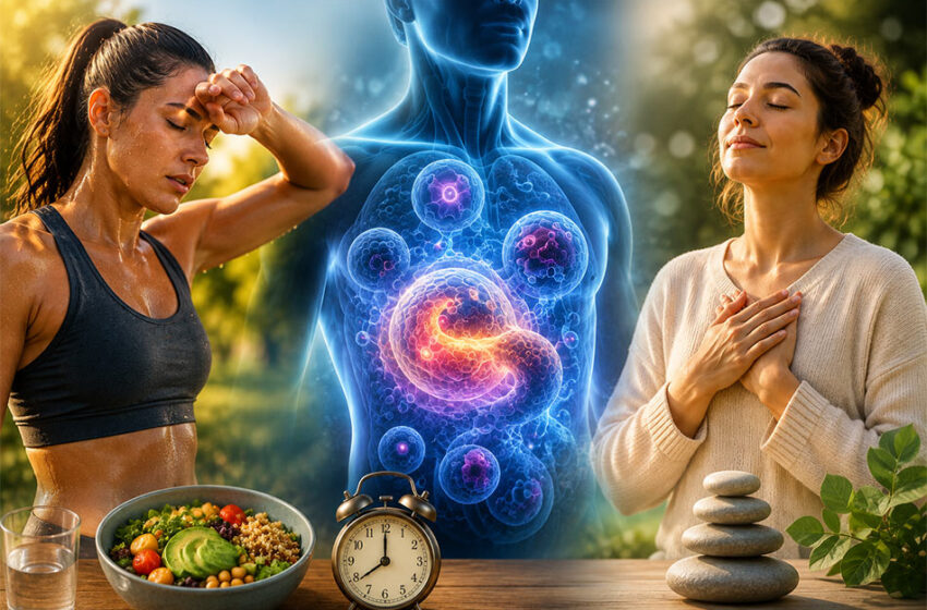  ¿Qué pasa cuando sudas, ayunas y liberas el estrés? Los sorprendentes procesos que ayudan a tu cuerpo a mantenerse en equilibrio